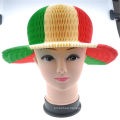 Summer Beach Hat Foldable Paper Hat and Colorful Hat for Party